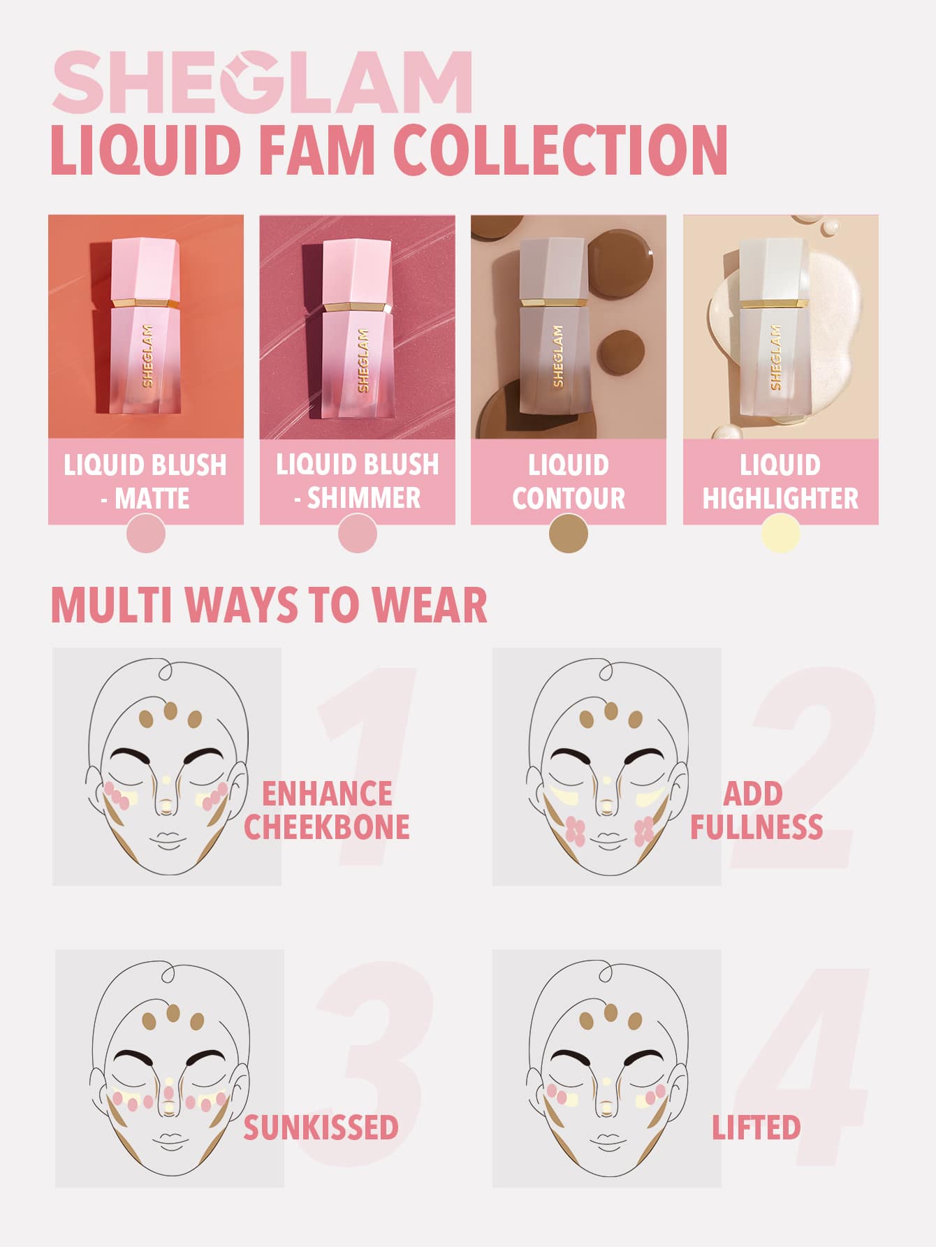  | SHEIN SHEGLAM Sun Sculpt Liquid Contour | Brush | SheGlam | OneHub