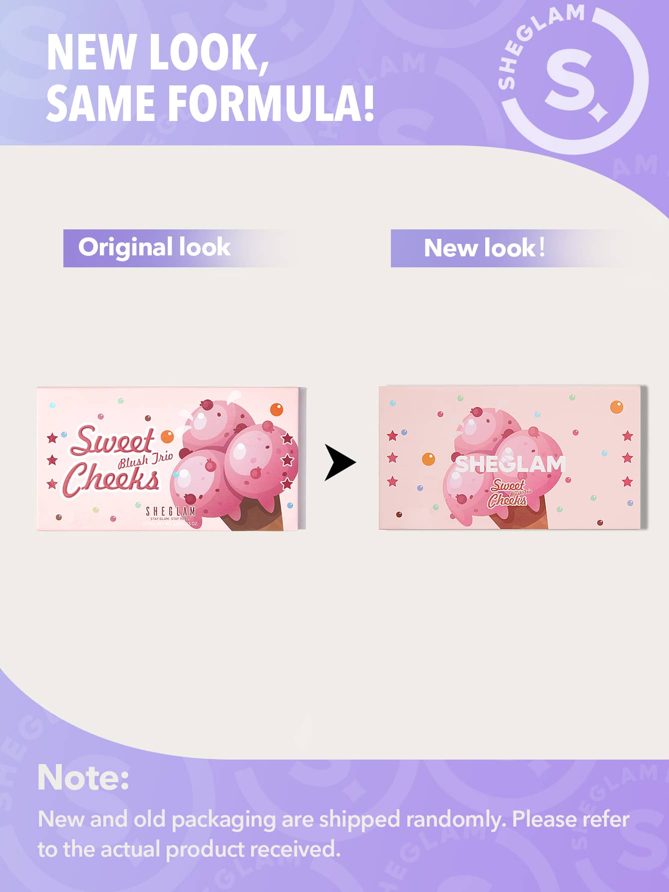  | SHEIN SHEGLAM Sweet Cheeks Blush Trio | Brush | SheGlam | OneHub