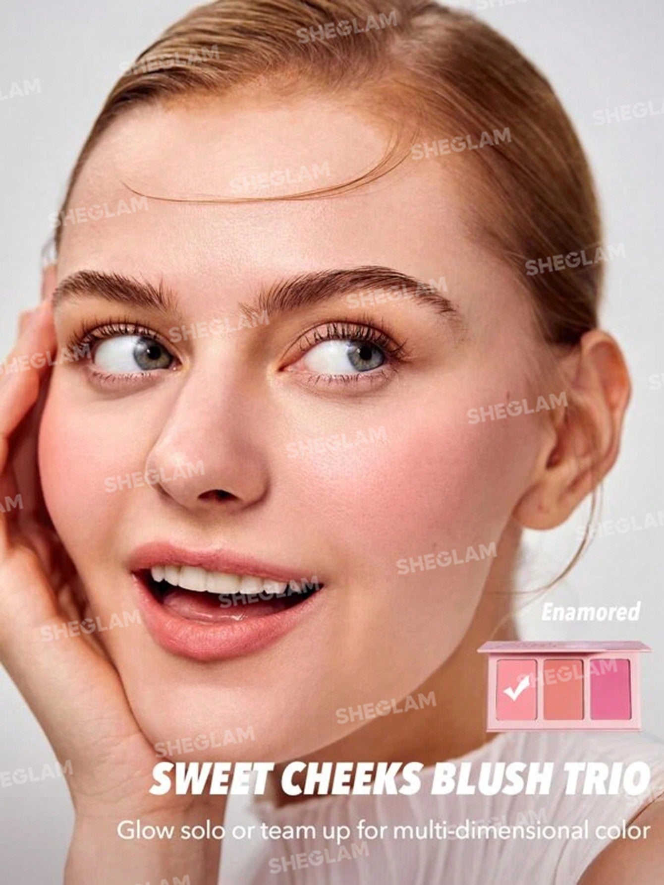  | SHEIN SHEGLAM Sweet Cheeks Blush Trio | Brush | SheGlam | OneHub