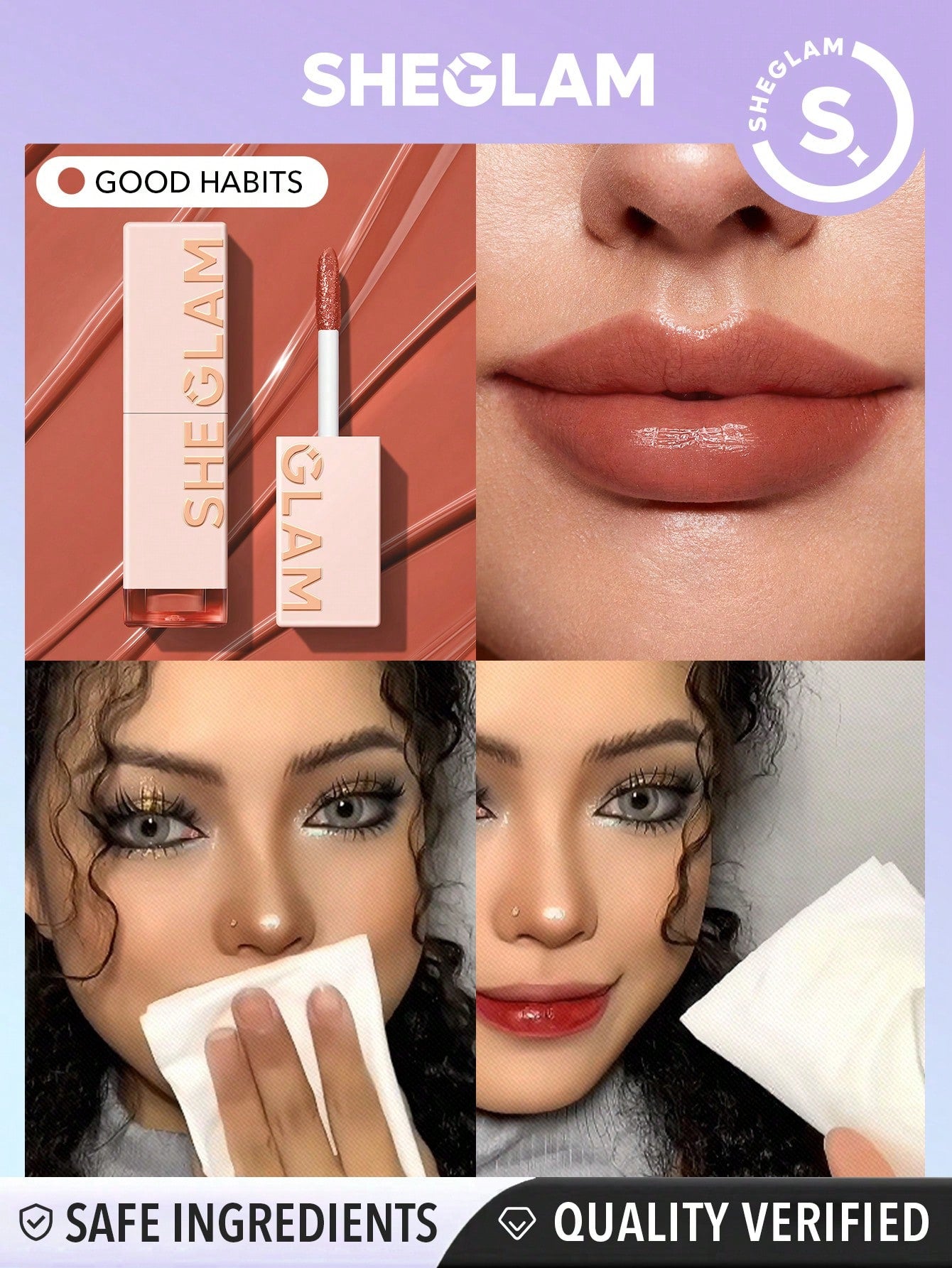  | SHEIN SHEGLAM Take A Hint Lip Tint | Brush | SheGlam | OneHub