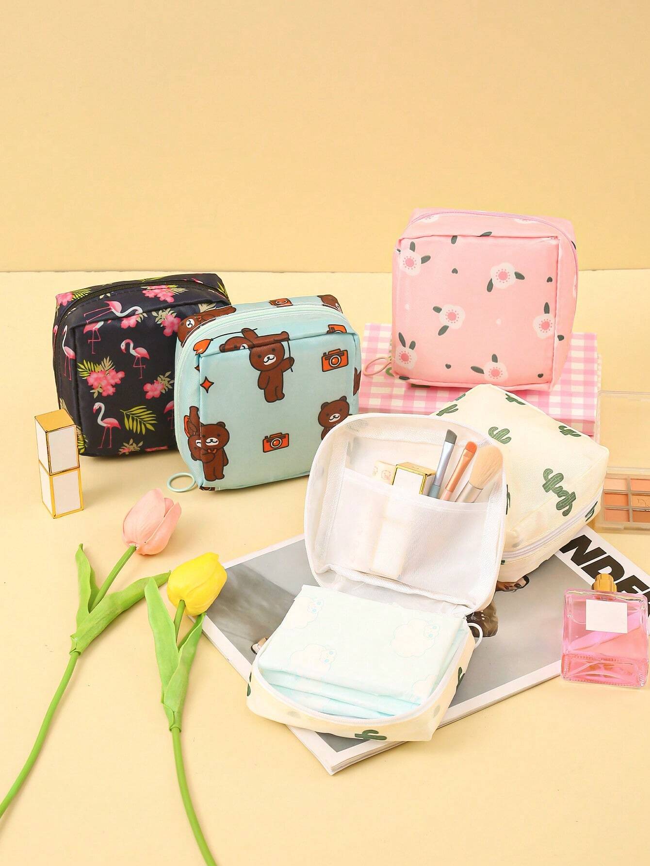  | SHEIN 1PC Portable Sanitary Napkin Storage Bag | Makeup Bag | Shein | OneHub