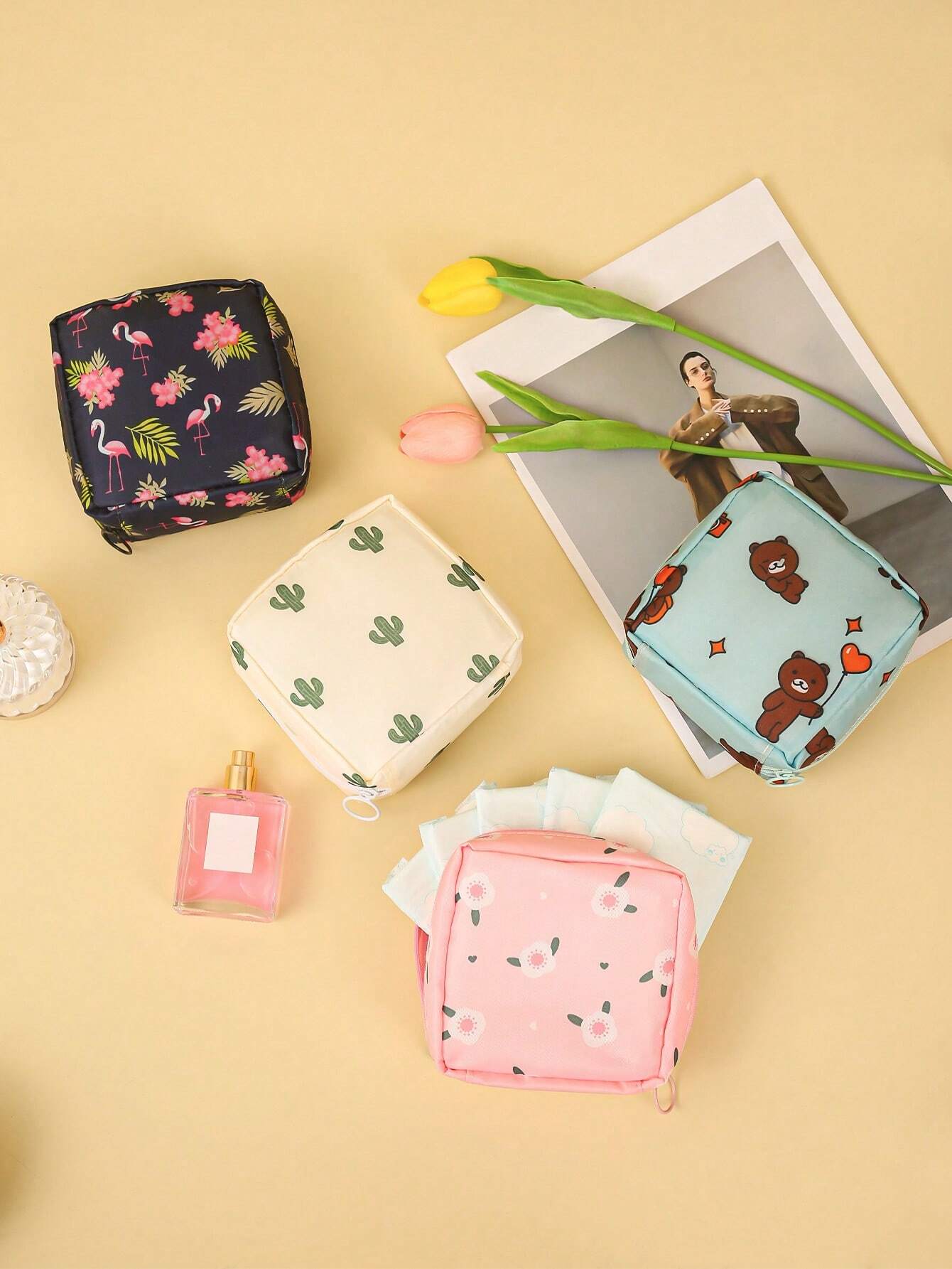  | SHEIN 1PC Portable Sanitary Napkin Storage Bag | Makeup Bag | Shein | OneHub