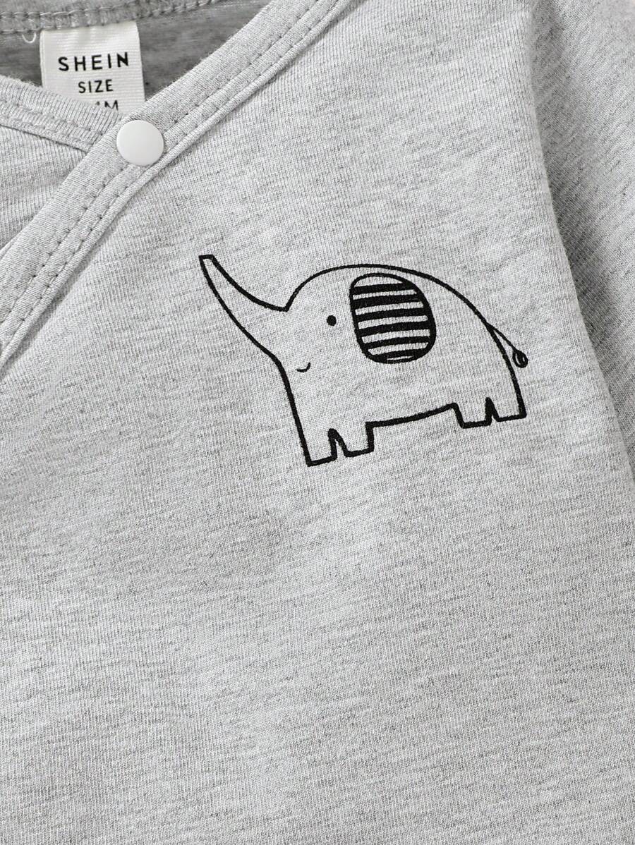  | SHEIN 3pcs Baby Boy Cartoon Bear Print Button-Front Shirt, Pants And Hat Casual Outfit Set | Bodysuit | Shein | OneHub