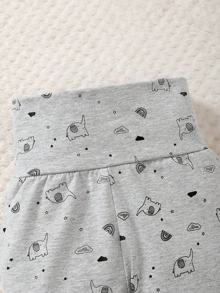  | SHEIN 3pcs Baby Boy Cartoon Bear Print Button-Front Shirt, Pants And Hat Casual Outfit Set | Bodysuit | Shein | OneHub