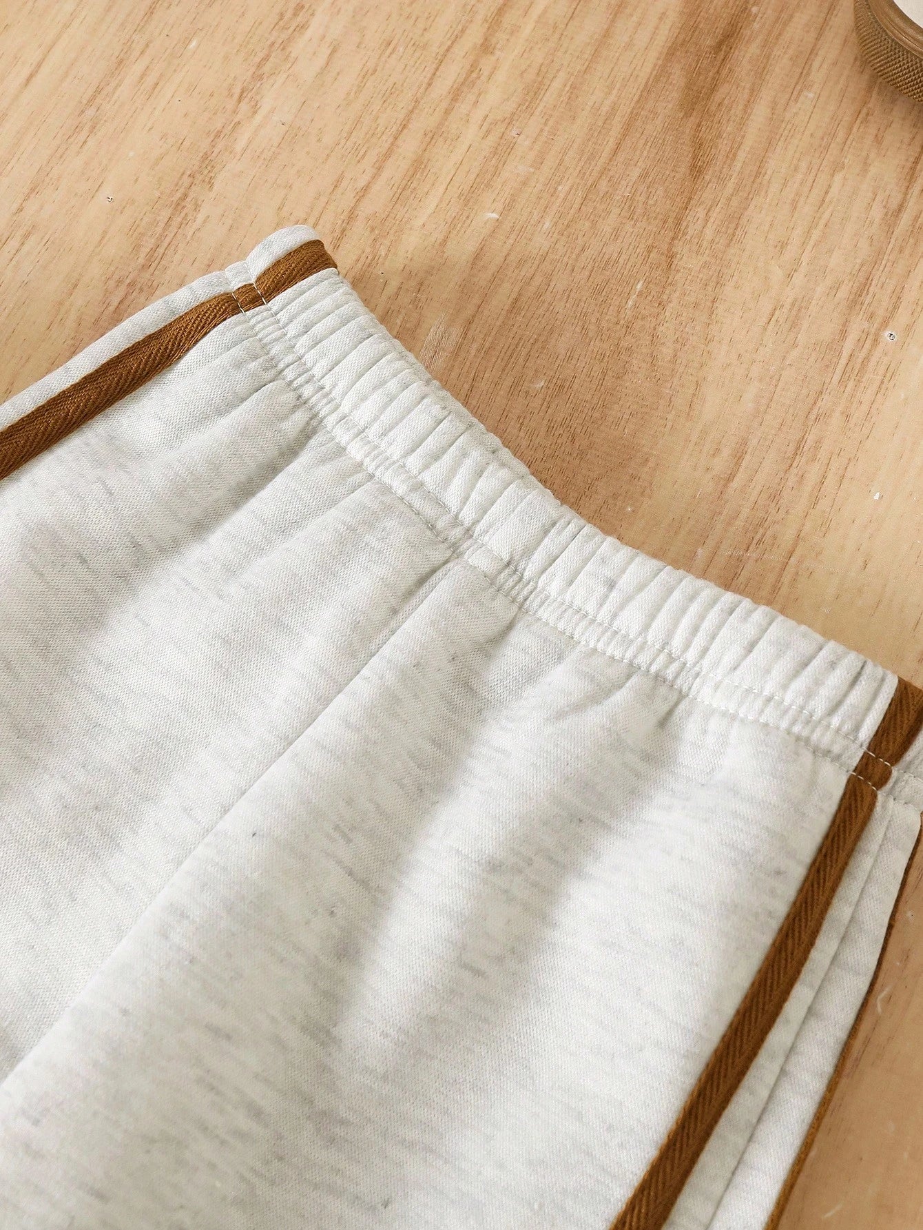 SHEIN 3pcs Baby Boy Toddler Newborn 0-3 Years Old Autumn/Winter Cute Teddy Bear Crossbody Bag + Long Sleeve Fleece Sweatshirt + Pants 3 PiecesOutfit Set Fall