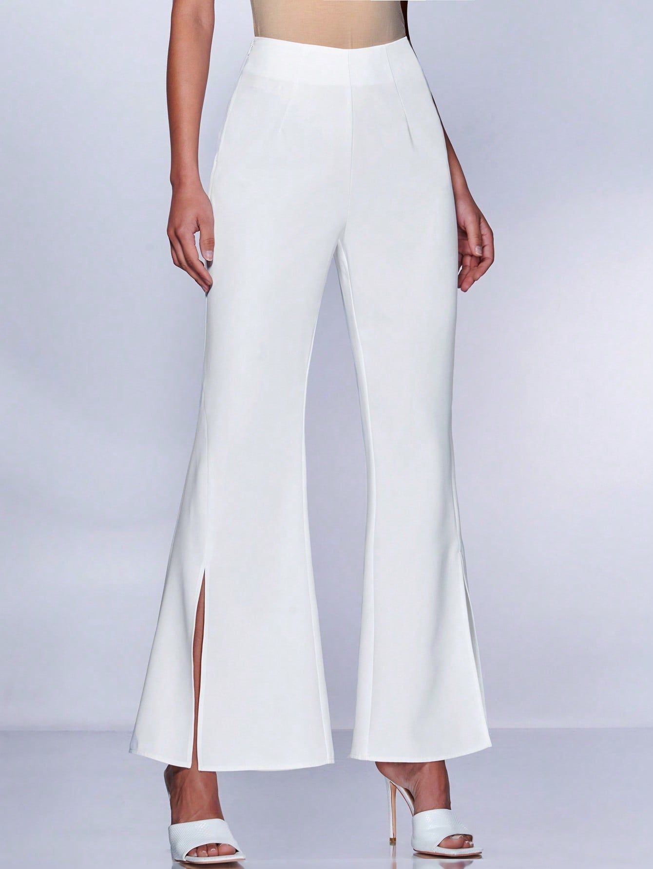  | SHEIN BAE Split Hem Flare Leg Pants | Pants | Shein | OneHub