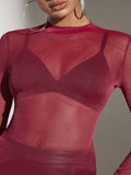  | SHEIN BAE Women's Sheer Mesh Top | Top | Shein | OneHub