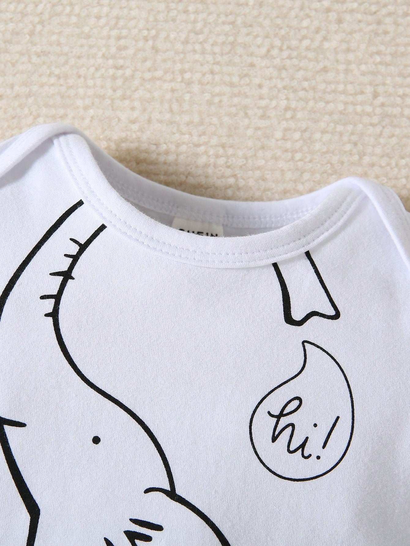  | SHEIN Baby Boy Cartoon Graphic Bodysuit & Striped Footed Pants | Bodysuit | Shein | OneHub