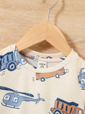 | SHEIN Baby Boy Casual & Comfortable Car Pattern Top | Dress | Shein | OneHub