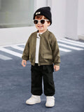  | SHEIN Baby Boy Dark Green Baseball Jacket | Dress | Shein | OneHub