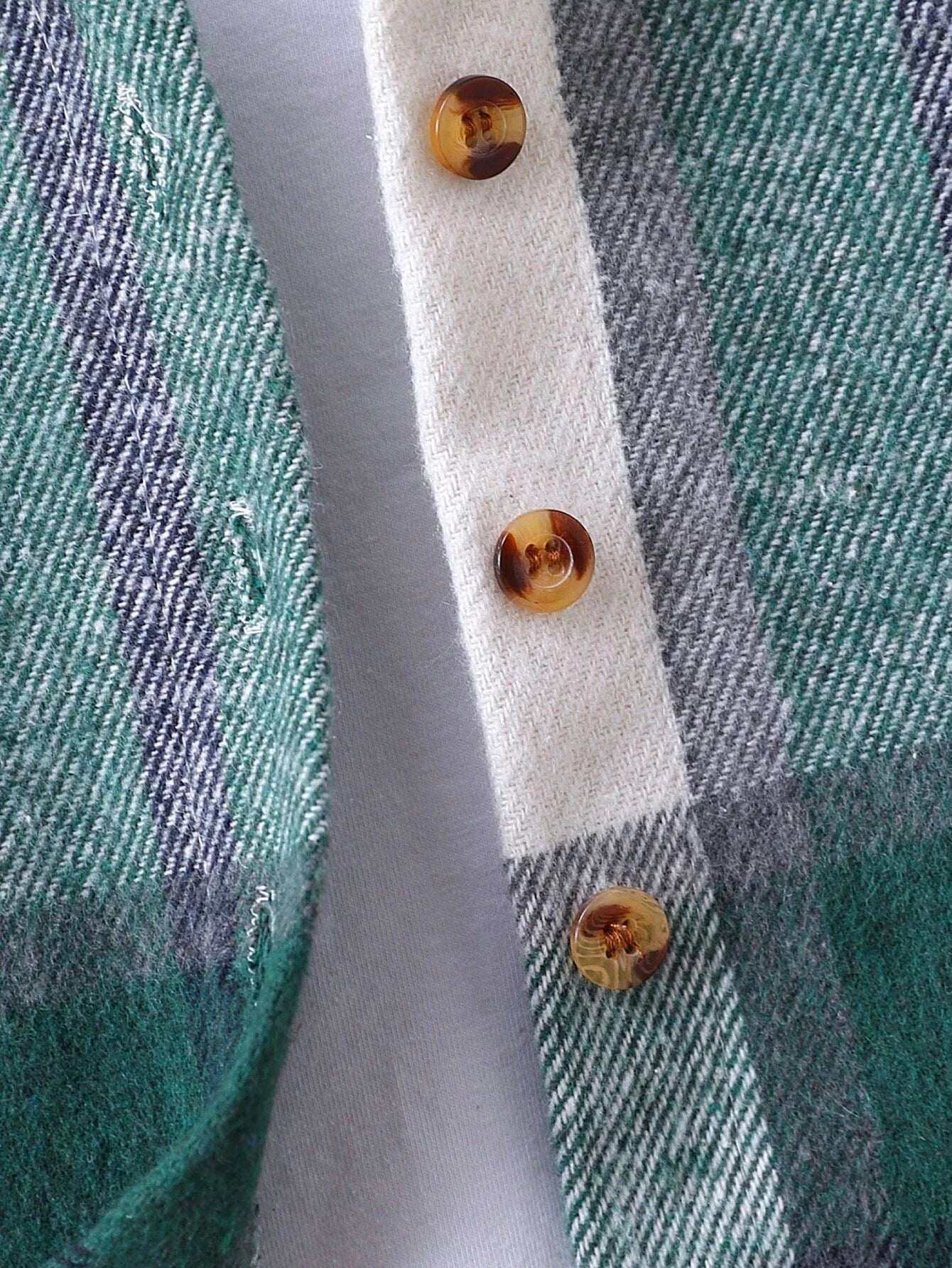  | SHEIN Baby Boy Plaid Print Hooded Shirt & Pants Without Tee, For Christmas | Dress | Shein | OneHub