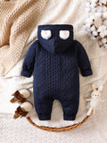  | SHEIN Vintaside Kids Baby Boys' 3d Ear Detail Jumpsuit | Dress | Shein | OneHub