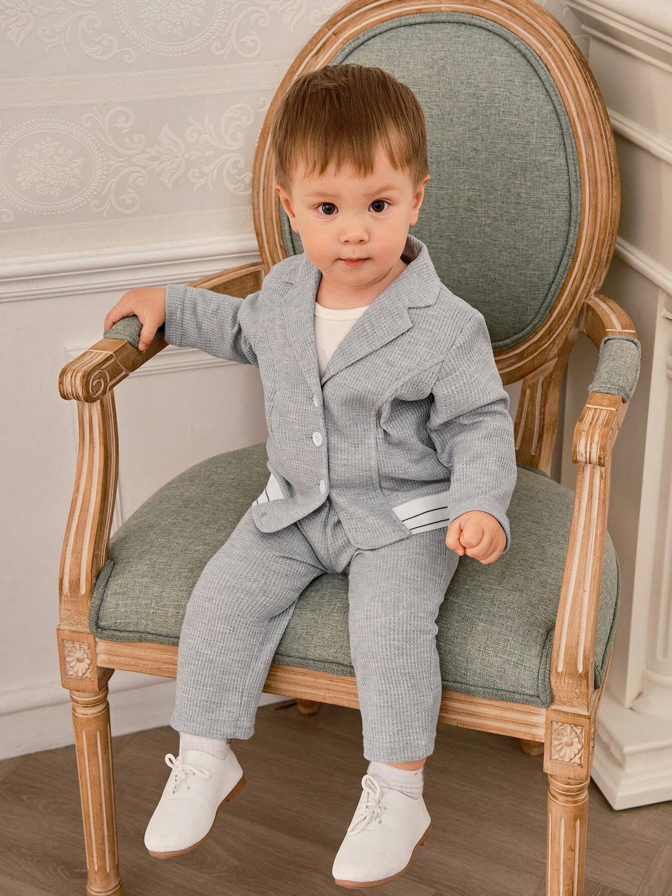  | SHEIN Baby Boys' Jacket And Pants Set, Autumn/Winter | Dress | Shein | OneHub