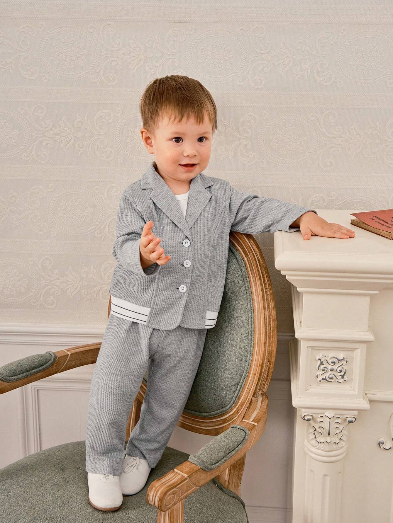  | SHEIN Baby Boys' Jacket And Pants Set, Autumn/Winter | Dress | Shein | OneHub