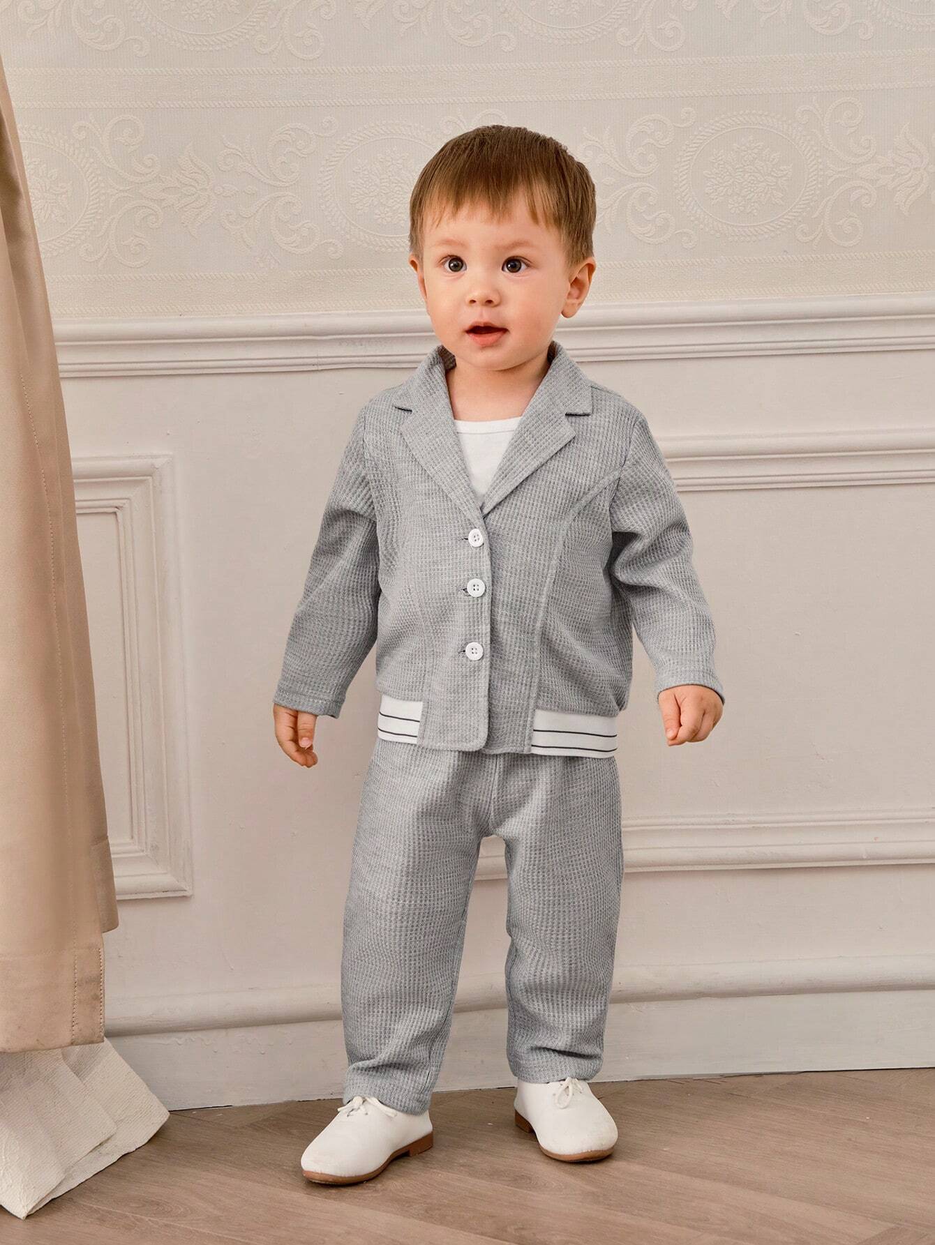  | SHEIN Baby Boys' Jacket And Pants Set, Autumn/Winter | Dress | Shein | OneHub
