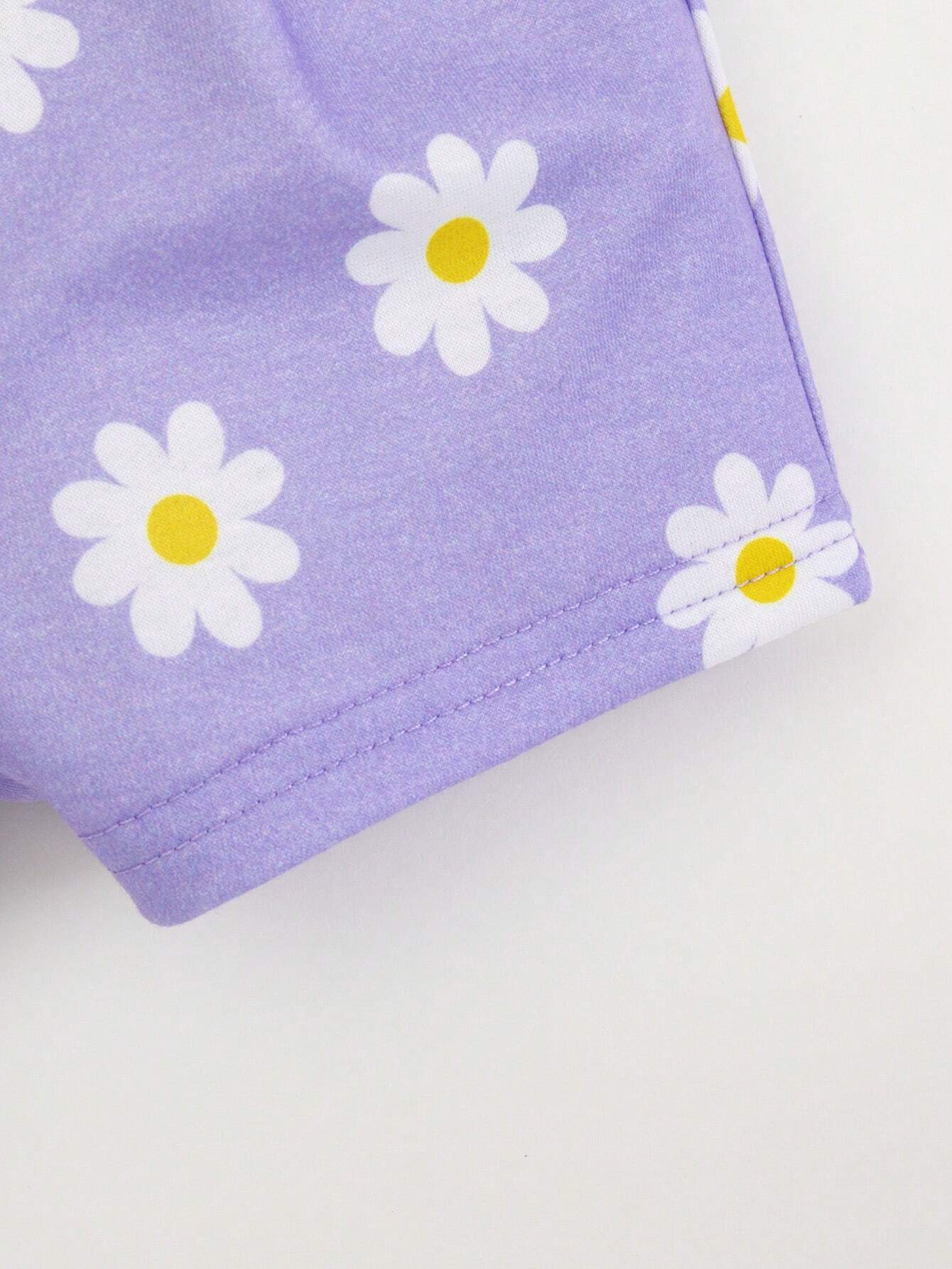  | SHEIN Baby Girl Newborn Floral Pattern Overall Shorts | dress | Shein | OneHub