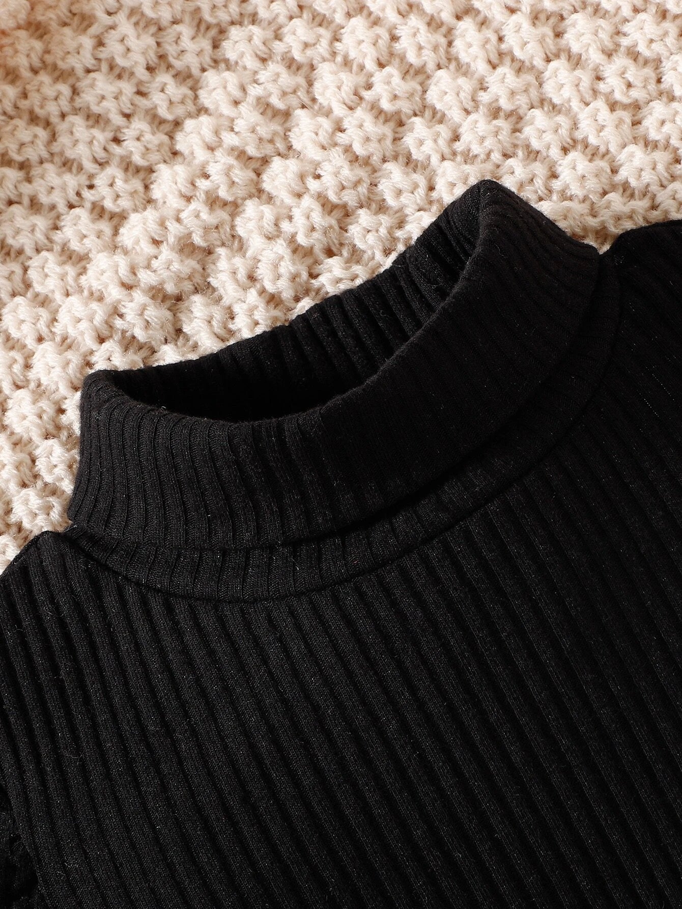  | SHEIN Baby Girl Puff Sleeve Bodysuit & Houndstooth Print Suspender Skirt | Dress | Shein | OneHub