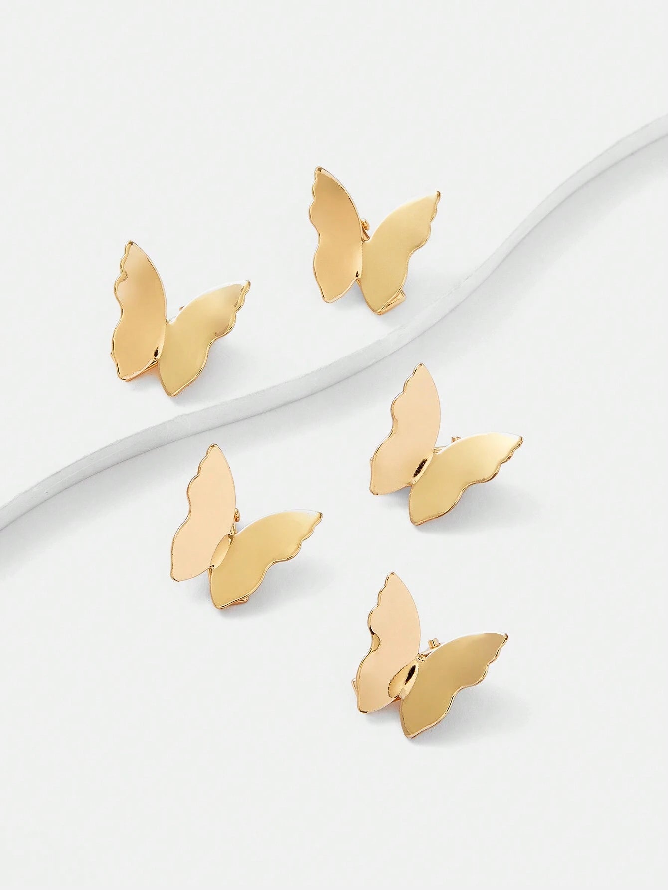  | SHEIN Belle 5pcs/Set Women's Luxury And Cute Butterfly/Butterfly-Shaped Metal Hairpins, Perfect For Wedding And Honeymoon Hair Clips Claw Clips Hair Claws Hair Slide Hair Barrettes | Hair Accessories | Shein | OneHub