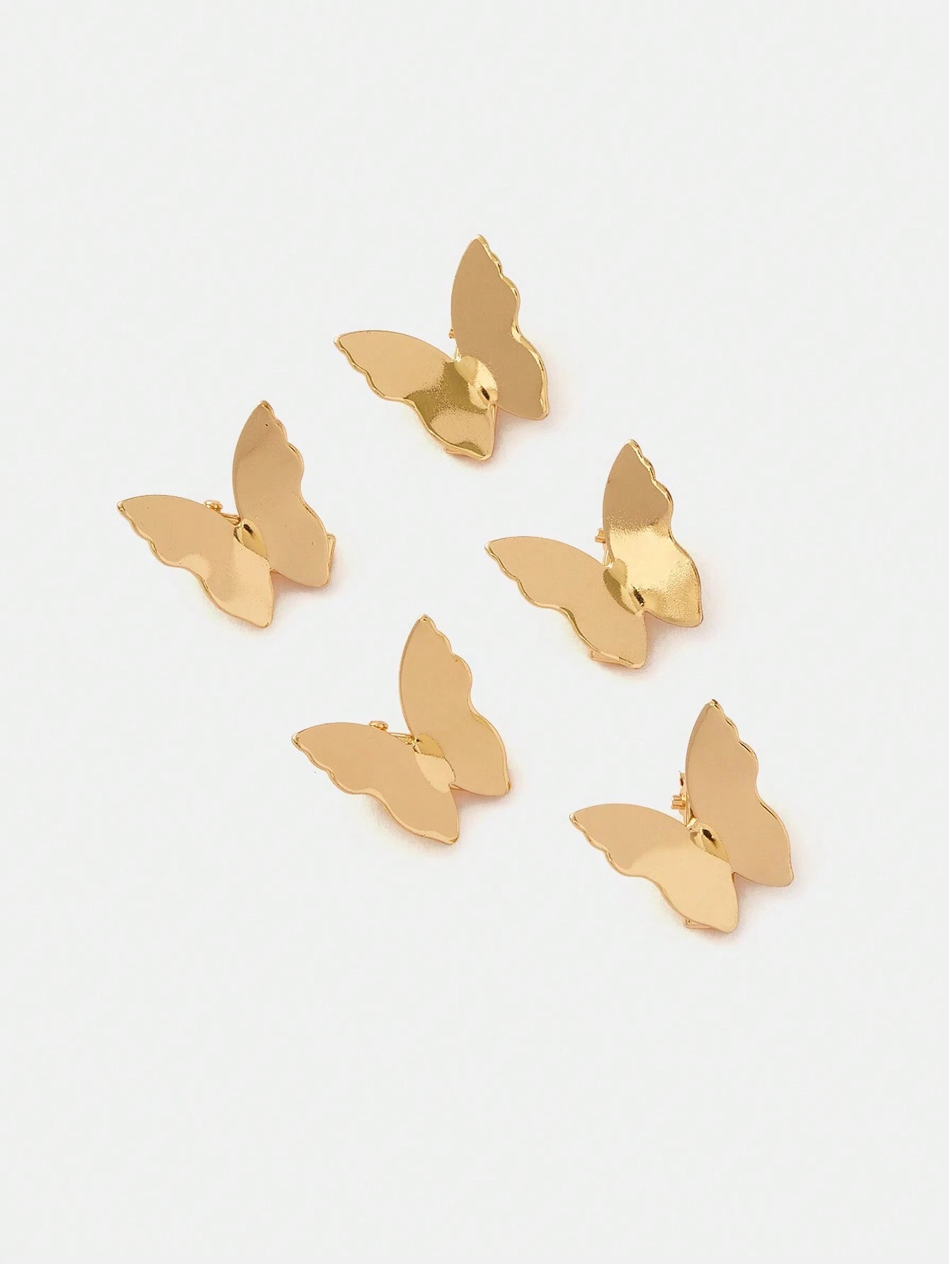 | SHEIN Belle 5pcs/Set Women's Luxury And Cute Butterfly/Butterfly-Shaped Metal Hairpins, Perfect For Wedding And Honeymoon Hair Clips Claw Clips Hair Claws Hair Slide Hair Barrettes | Hair Accessories | Shein | OneHub