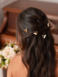  | SHEIN Belle 5pcs/Set Women's Luxury And Cute Butterfly/Butterfly-Shaped Metal Hairpins, Perfect For Wedding And Honeymoon Hair Clips Claw Clips Hair Claws Hair Slide Hair Barrettes | Hair Accessories | Shein | OneHub