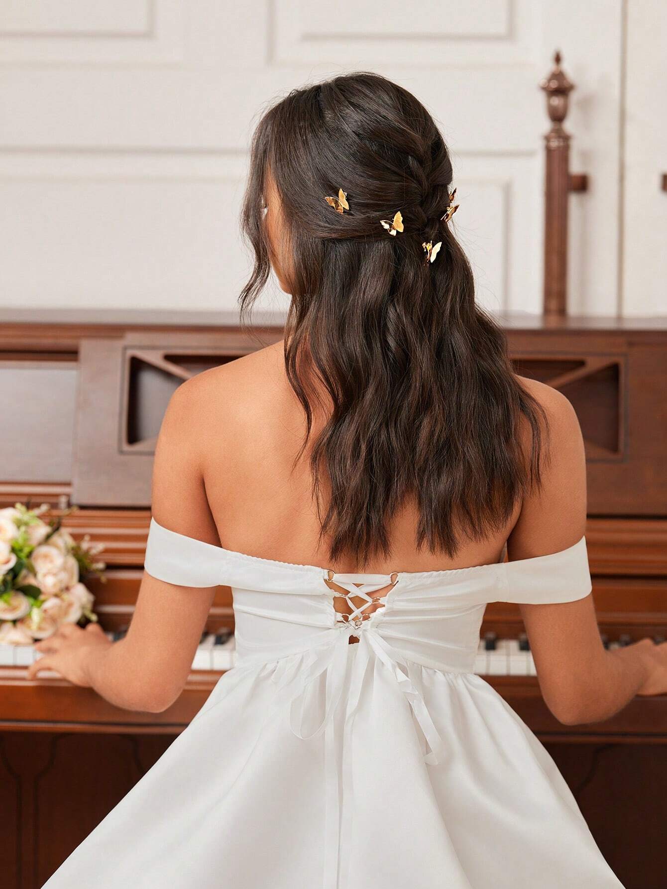  | SHEIN Belle 5pcs/Set Women's Luxury And Cute Butterfly/Butterfly-Shaped Metal Hairpins, Perfect For Wedding And Honeymoon Hair Clips Claw Clips Hair Claws Hair Slide Hair Barrettes | Hair Accessories | Shein | OneHub