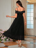  | SHEIN Belle Off-the-shoulder Neckline Sequined A-line Bridesmaid Dress | Dress | Shein | OneHub