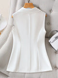  | SHEIN Clasi Women's Casual Color-Blocking Sleeveless Blazer | Blazer | Shein | OneHub