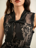 SHEIN Clasi Women's Lace Bow Decor Fashion Summer Camisole