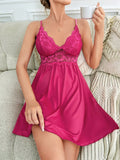 SHEIN Contrast Lace Cami Nightdress