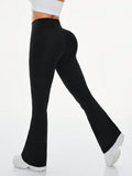  | SHEIN Daily&Casual Women's Solid Color Flare Activewear Pants | Sports Leggings | Shein | OneHub