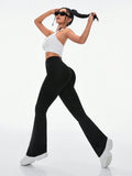  | SHEIN Daily&Casual Women's Solid Color Flare Activewear Pants | Sports Leggings | Shein | OneHub