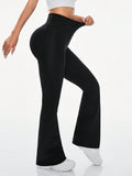  | SHEIN Daily&Casual Women's Solid Color Flare Activewear Pants | Sports Leggings | Shein | OneHub