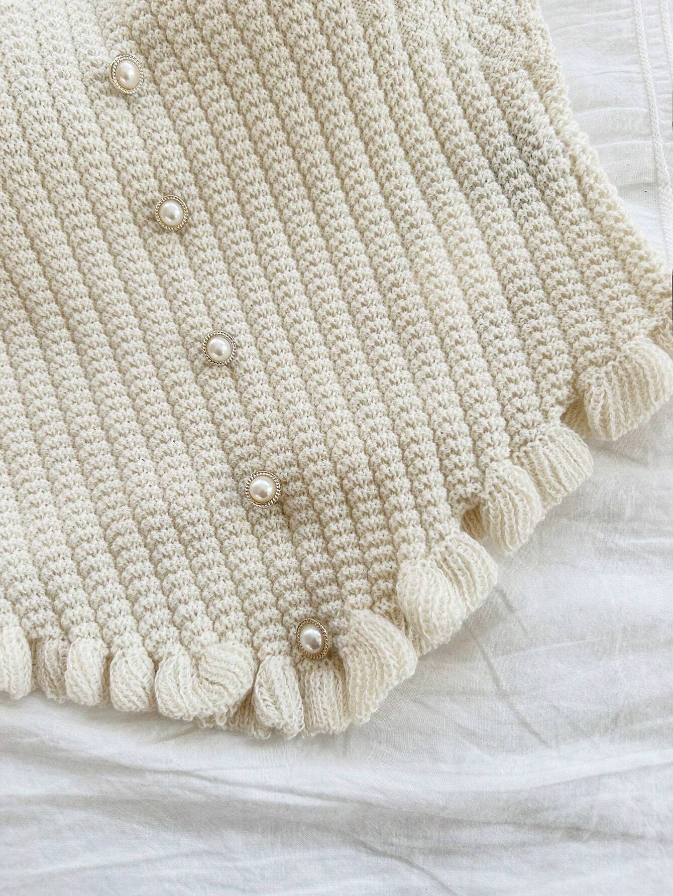  | SHEIN Dreamara Casual Tube Ruffle Knitted Top | Sweater | Shein | OneHub