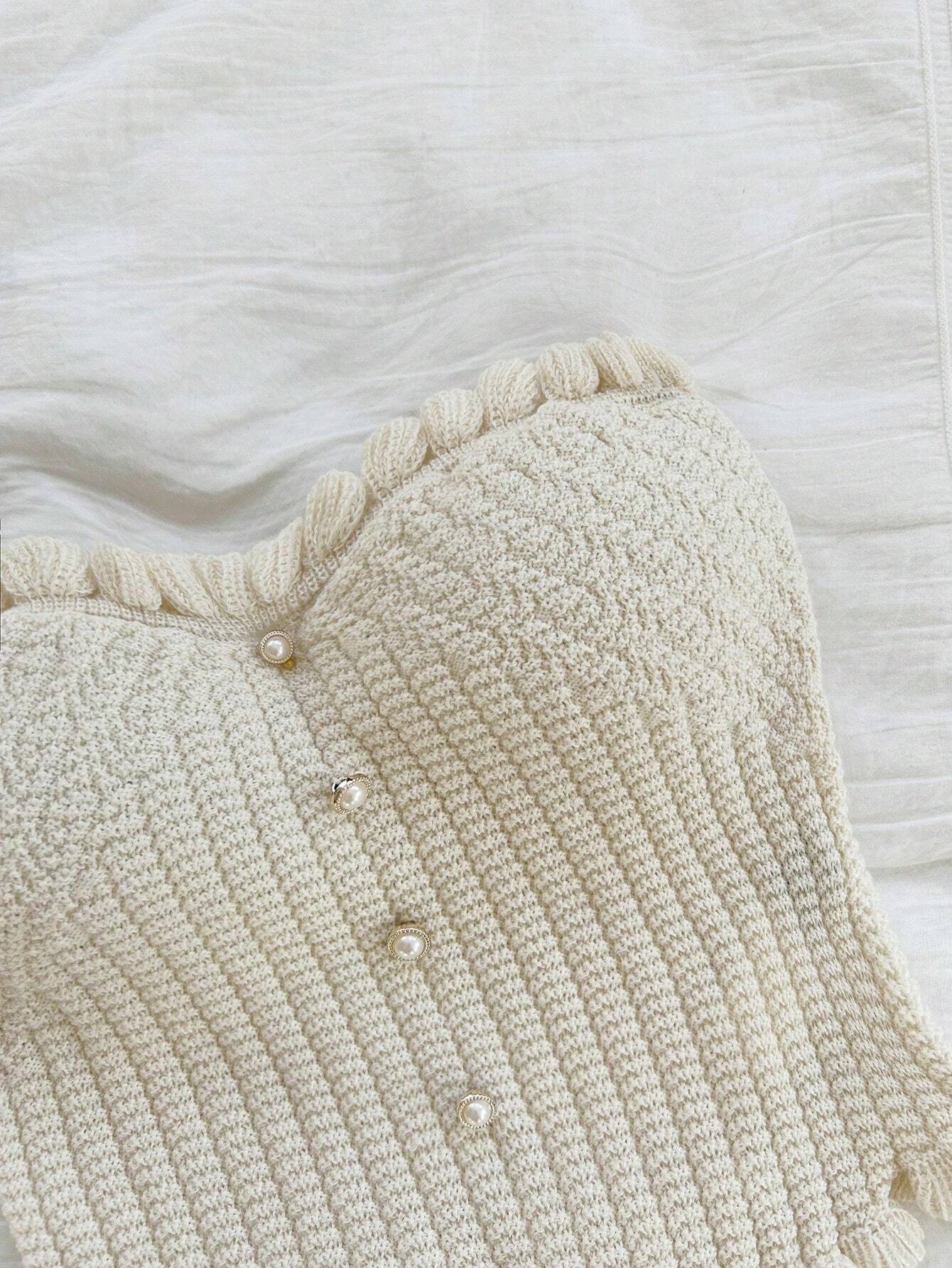  | SHEIN Dreamara Casual Tube Ruffle Knitted Top | Sweater | Shein | OneHub