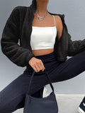  | SHEIN EZwear Drop Shoulder Zip Up Jacket | Sweater | Shein | OneHub