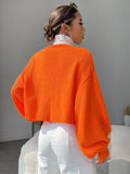  | SHEIN EZwear Floral Applique Bishop Sleeve Crochet Cardigan | Sweater | Shein | OneHub