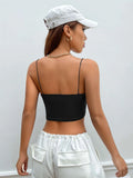  | SHEIN EZwear Solid Crop Cami Top | Top | Shein | OneHub