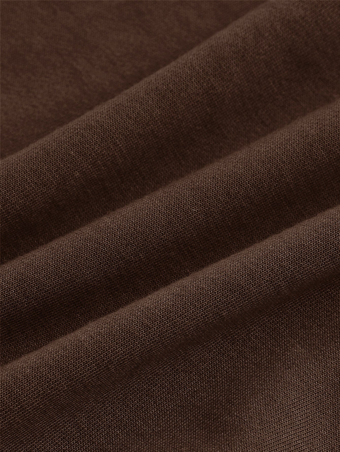 SHEIN EZwear Solid Drop Shoulder Hanky Hem Crop Sweatshirt,Long Sleeve Tops In Fall/Winter