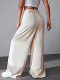  | SHEIN EZwear Solid Wide Leg Pants | Pants | Shein | OneHub