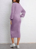  | SHEIN Essnce Button Up Drop Shoulder Sleeve Jacket And Cami Dress 2pcs/Set | Dress | Shein | OneHub