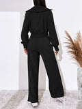SHEIN Essnce Half Zip Raglan Sleeve Sweatshirt & Pants