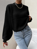  | SHEIN Essnce Mock Neck Drop Shoulder Sweater | Sweater | Shein | OneHub