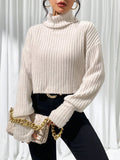  | SHEIN Essnce Turtleneck Drop Shoulder Tee | Sweater | Shein | OneHub