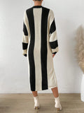  | SHEIN Essnce Two Tone Drop Shoulder Sweater Dress Without Belt | Dress | Shein | OneHub