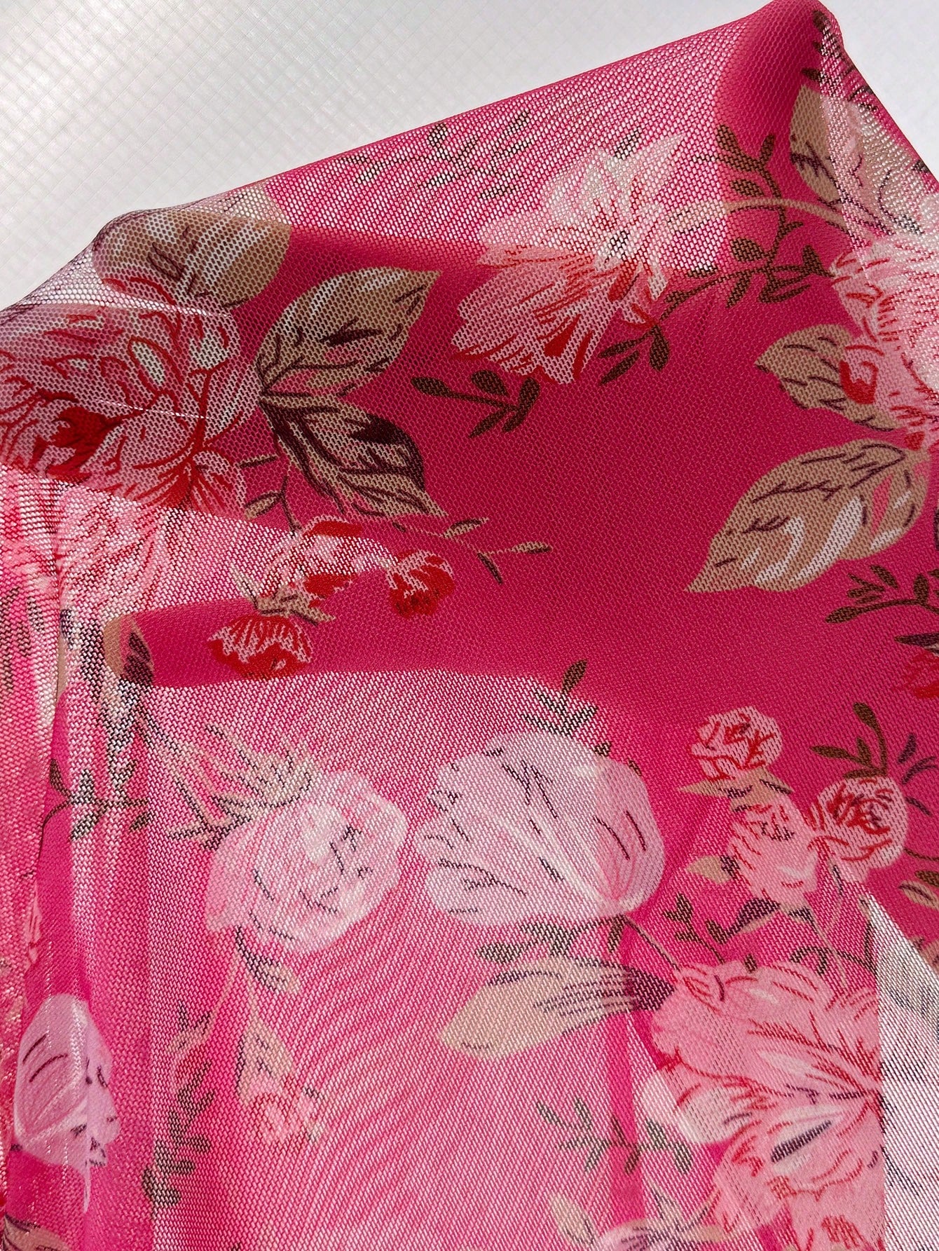 SHEIN Floral Print With Bow Decor Camisole Nightgown Babydoll Bowknot