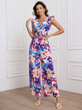  | SHEIN Frenchy Women's Flowers Printed Casual 2pcs/Set | Top and Pant Set | Shein | OneHub