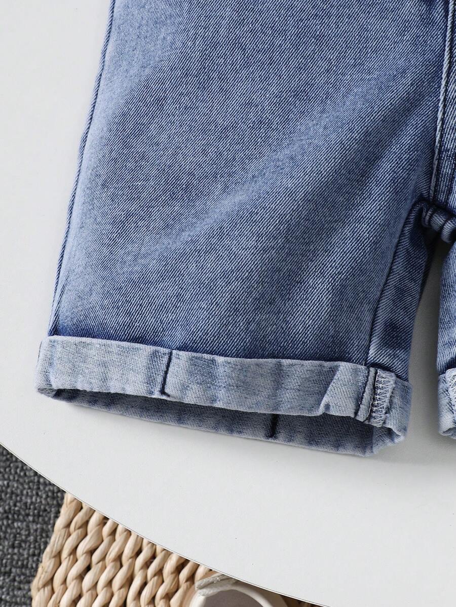  | SHEIN Genkimix Kids Fashionable Loose-Fit All-In-One Shorts For Baby Boys, Casual Style | Dress | Shein | OneHub