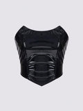  | SHEIN ICON Solid Patent Tube Top | Top | Shein | OneHub