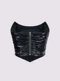  | SHEIN ICON Solid Patent Tube Top | Top | Shein | OneHub