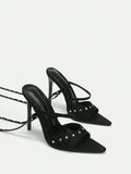  | SHEIN ICON Studded Strappy Stiletto High Heel Sandals With Open Toe | Sandal | Shein | OneHub